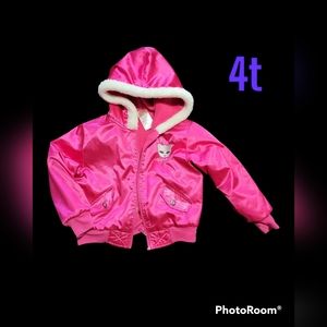 Girls Pink lined jacket size 4T